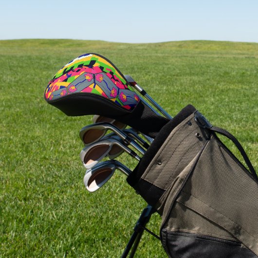 Bright Muster Golf Headcover (In SItu)