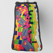 Bright Muster Golf Headcover (Rotieren 90)