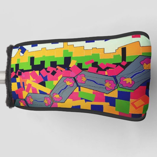 Bright Muster Golf Headcover (Vorderseite)