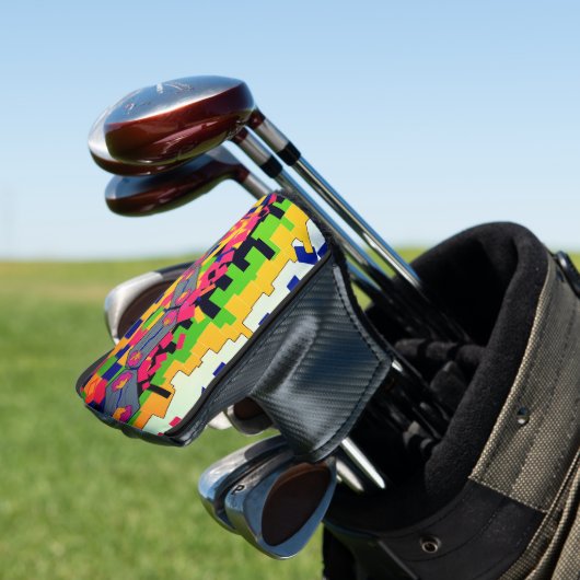 Bright Muster Golf Headcover (In Situ)