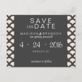 Bright N Beautiful Save the Date Ankündigungspostkarte (Vorderseite)