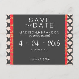 Bright N Beautiful Save the Date Ankündigungspostkarte