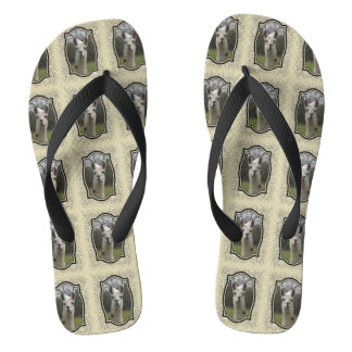 Bright N Sparkling Llama in Gold Champagne Badesandalen