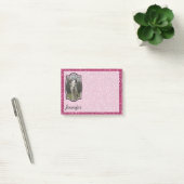 Bright N Sparkling Llama in Hot Pink Post-it Klebezettel (Büro)