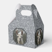 Bright N Sparkling Llama in Silver Geschenkschachtel (Rückseite)