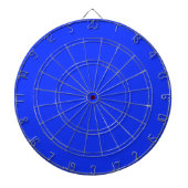 Bright Neon Blue Dart Board Dartscheibe (vorne)