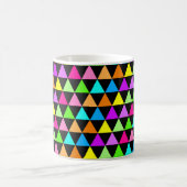 Bright Neon Colors Triangles Printed Mug Cup Kaffeetasse (Mittel)