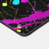 Bright Neon Paint Spritzer Schreibtischunterlage (Ecke)