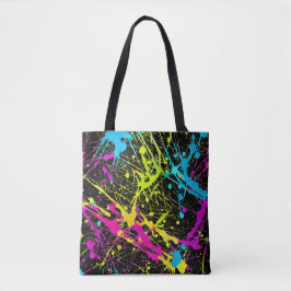 Bright Neon Paint Spritzer Tasche