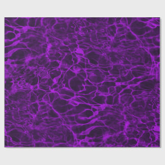 Bright Neon Purple Flaming Water Geschenkpapier