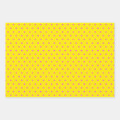 Bright Neon Sonnenscheinstreifen und Punkte Geschenkpapier Set (Vorderseite 3)