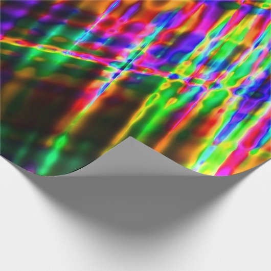 Bright Neon Wrapping Paper Geschenkpapier (Ecke)