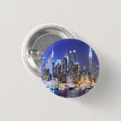 Bright New York Button (Vorne & Hinten)