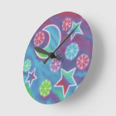 Bright Night clock round Runde Wanduhr (Winkel)