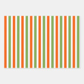 Bright Orange Daisies Wrapping Paper Set Geschenkpapier Set (Vorderseite 3)