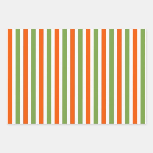 Bright Orange Daisies Wrapping Paper Set Geschenkpapier Set (Vorderseite 3)