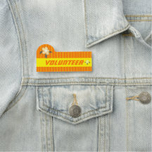 Bright Orange Easy Read Volunteer