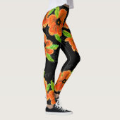 Bright Orange Flows Leggings (Rechts)
