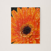 Bright Orange Gerbera Daisy Macro Fotografie Puzzle (Vertikal)