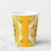 Bright Orange Green Star Baby Girl’s Boy’s Shower Pappbecher (Links)