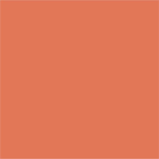Bright Orange Minimalist Solid Background Aufkleber (Vorderseite)