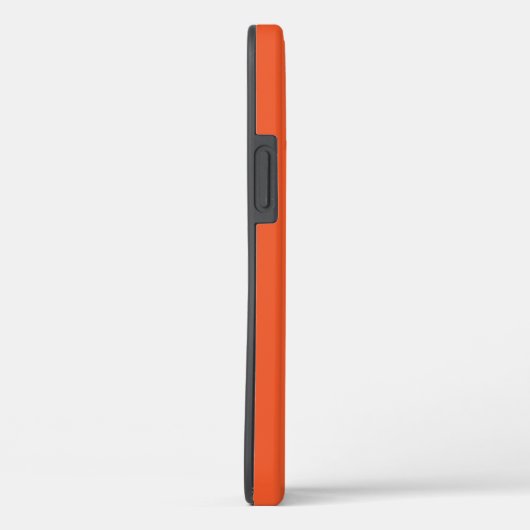 Bright Orange Minimalist Solid Background Case-Mate iPhone Hülle (Rückseite / Rechts)