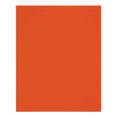 Bright Orange Minimalist Solid Background Poster (Vorderseite)