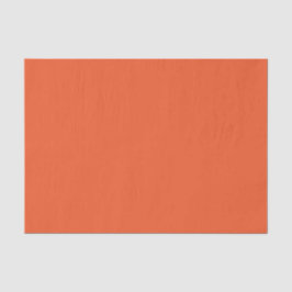 Bright Orange Minimalist Solid Background Seidenpapier