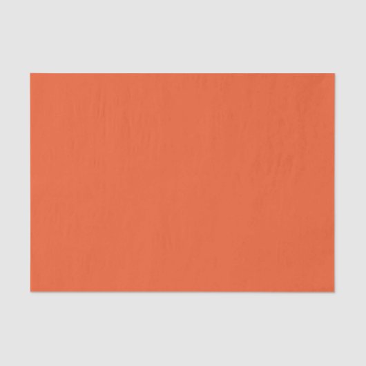 Bright Orange Minimalist Solid Background Seidenpapier (Vorderseite)