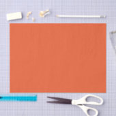 Bright Orange Minimalist Solid Background Seidenpapier (Handwerk)