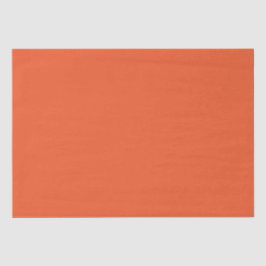 Bright Orange Minimalist Solid Background Seidenpapier