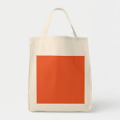 Bright Orange Minimalist Solid Background Tragetasche (Vorne)