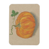 Bright Orange Pumpkin Magnet (Vertikal)