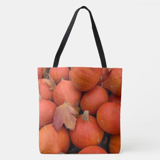 Bright Orange Pumpkin Tasche (Vorderseite)