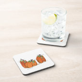 Bright Orange Pumpkins Untersetzer (Rechte Seite)