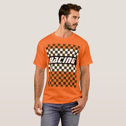 Bright Orange Racing T-Shirt (Vorne ganz)