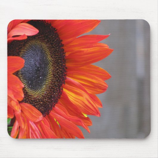Bright Orange Sonnenblumenmousepad Mousepad (Vorne)