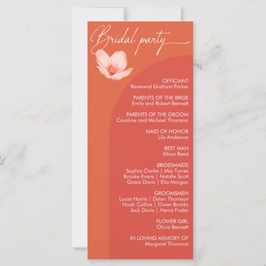 Bright orange Verona Sonnenuntergang Bogenschießen (Rückseite)