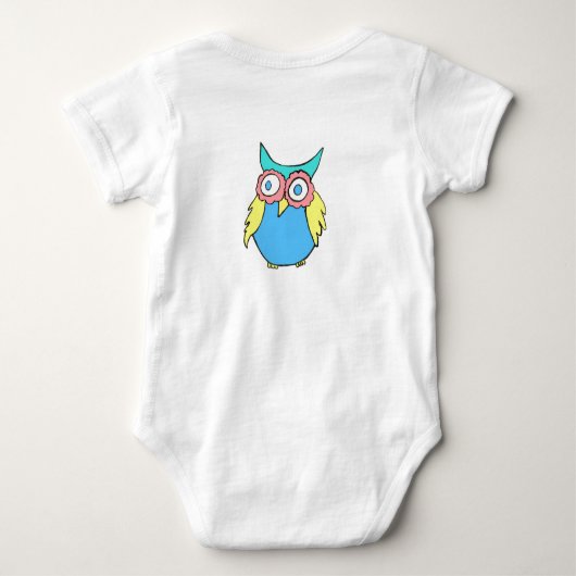 Bright Owls Baby Strampler (Rückseite)