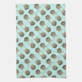 Bright Owls Geschirrtuch (Vertikal)