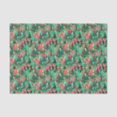 Bright Palm Beach Weihnachts-Chili-Paprikaschoten Seidenpapier (Vorderseite)