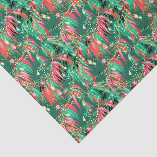 Bright Palm Beach Weihnachts-Chili-Paprikaschoten Seidenpapier (Ausschnitt)