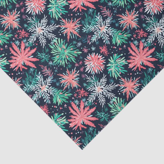 Bright Palm Beach Weihnachtsfarbe Seidenpapier (Ausschnitt)