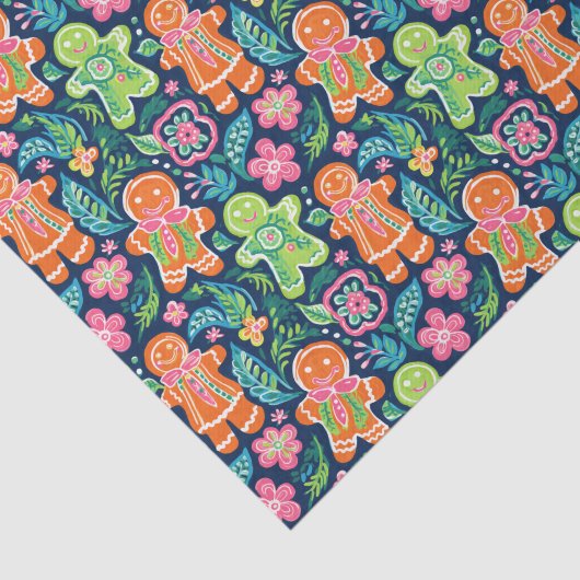 Bright Palm Beach Weihnachtsgebäck Seidenpapier (Ausschnitt)