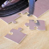 Bright Parakeet Bird auf Camera Lens Puzzle (Seite)