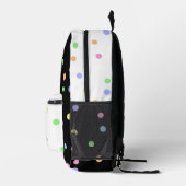 Bright Pastel Polka Dots Rucksack (Rechts)