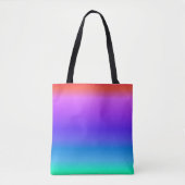 Bright Pastel Rainbow Tasche (Vorderseite)