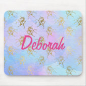 Bright Pastel Unicorn Thema Mousepad (Vorne)