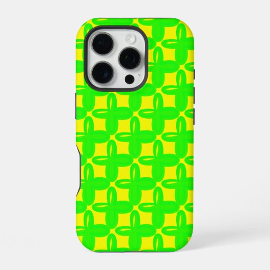 Bright Pattern Design iPhone Hülle (Rückseite)