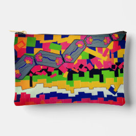 Bright pattern zubehörtasche